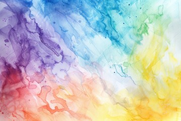 Aufkleber - a painting of a colorful cloud, an abstract background with watercolor paints