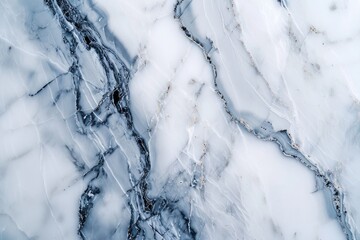 Poster - a marble surface with a blue border, Develop a marble-inspired background with subtle veins