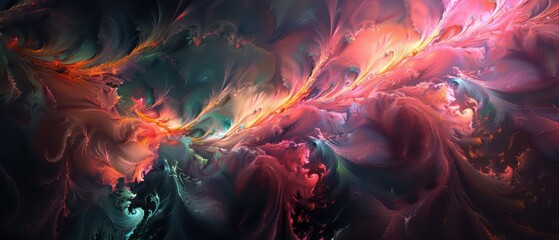 Wall Mural - beautiful abstract desktop wallpaper for ultrawide screen 21:9