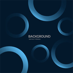 Premium blue abstract background concept with luxury geometric dark shapes. Exclusive cool art wallpaper design.