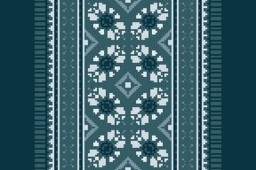 Ethnic pattern vector background. seamless pattern traditional, Design for background, wallpaper, Batik, fabric, carpet, clothing, wrapping, and textile. ethnic pattern Vector illustration.