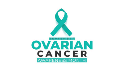 Wall Mural - Ovarian Cancer awareness month. background, banner, card, poster, template. Vector illustration.