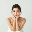 © Papisut - Beauty Asian women spa skin healthy on 100% isolate white background.