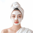 © Papisut - Beauty Asian women spa skin healthy on 100% isolate white background.