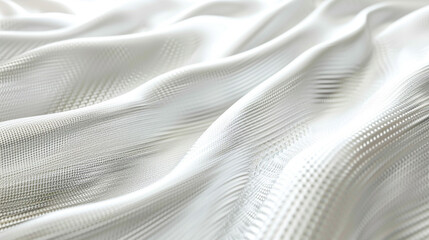 white net fabrics white background.