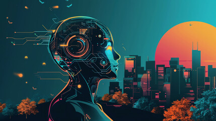 illustration technology artificial intelligence