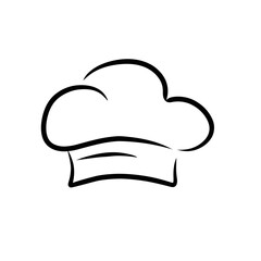 Wall Mural - chef hat logo vector