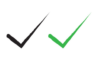 Wall Mural - checkmark done icon. check mark select tick icon. vector illustration. eps 10
