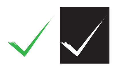 Wall Mural - checkmark done icon. check mark select tick icon. vector illustration. eps 10