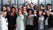 © Katsiaryna - Large group of young people pointing at you.