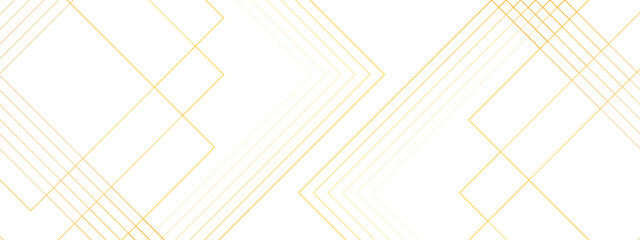 Fototapete - Elegant modern gold line with luxury template design. Luxury gold background with geometric square shape. Modern minimal clean white gold background with realistic line.