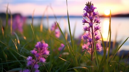 Sticker - field of lavender