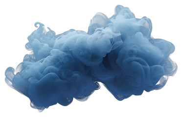 Canvas Print - PNG Navy smoke black background fragility.