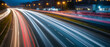 © Rat Art - High speed urban traffic on a city highway during evening rush hour by motion blur lighting effect and abstract long exposure photography