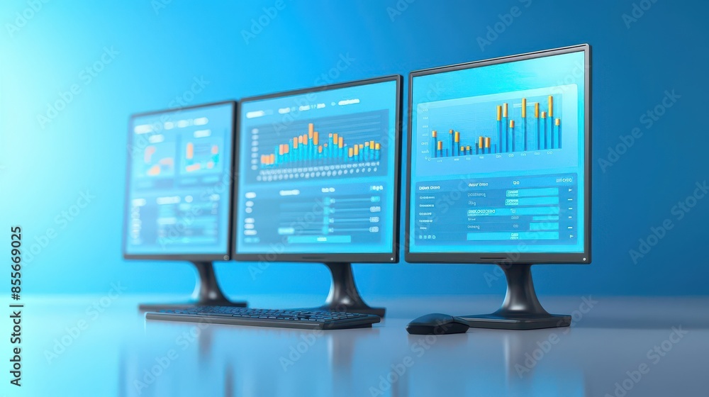 business process automation computer monitor from analytics to software ...