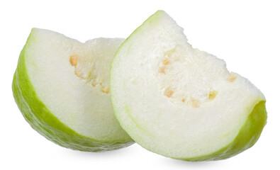 Sticker - guava fruit isolated on white background