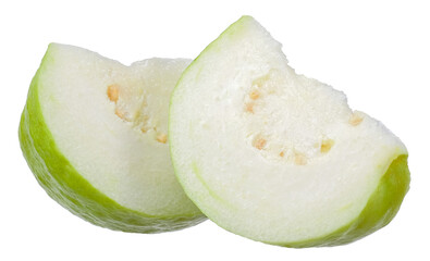 Sticker - guava fruit isolated on white background