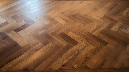 Wall Mural - Natural wood texture. Luxury Herringbone Parquet Flooring. Harwood surface. Wooden laminate background