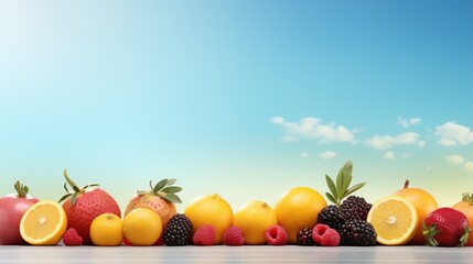 Wall Mural - fruits and vegetables