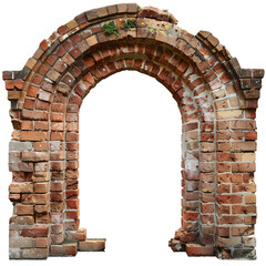 Brick archway entryway clip art