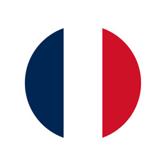 Poster - Round France flag icon