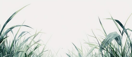 Wall Mural - Grass and rice plant Dye color. with copy space image. Place for adding text or design