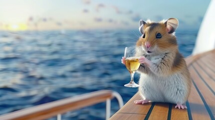 A Hamsters Sunset Sail