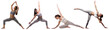 © Rawpixel.com - Women practicing various yoga poses png set