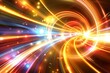 © volga - Vibrant abstract light explosion in dynamic motion
