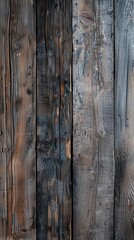 Wall Mural - old wooden planked texture, in the style of multilayered surfaces, restored and repurposed