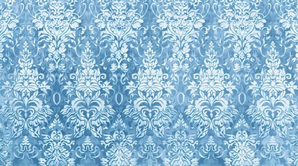 Wall Mural - Light blue pattern wallpaper