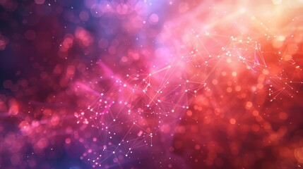 Digital abstract internet background with intricate technology connections, network communication, and virtual cyber elements, raw style, vivid and dynamic