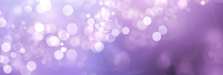 Purple Bokeh Background with Glowing Circles