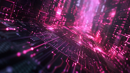 abstract technology banner