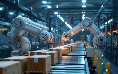 AI-controlled logistics operations in a semiconductor factory