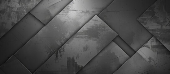Poster - Gray background with graphic patterns, texture. Modern abstract design for screensaver template. Copy space image. Place for adding text and design