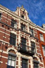 Canvas Print - Amsterdam Leidsestraat street architecture