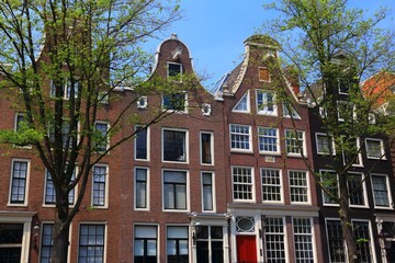 Poster - Leidsegracht architecture in Amsterdam