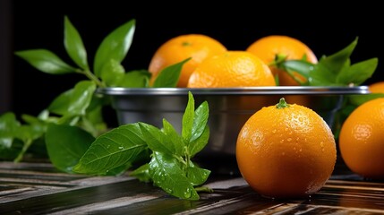 Wall Mural - oranges and tangerines