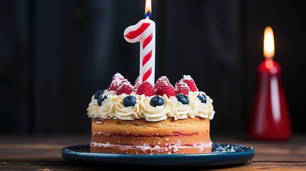 Canvas Print - birthday cake