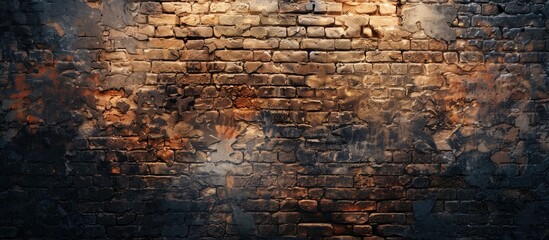 Wall Mural - brick wall texture. Copy space image. Place for adding text and design