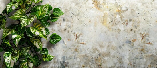 Wall Mural - green plant for home decor and art photography. copy space image. place for adding text and design