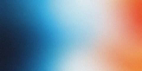 Wall Mural - Blurred Gradient Background in Shades of Blue and Orange
