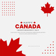 © Ferdi Vector - Canada day background or banner design template celebrated on July 1st. Canada independence day background