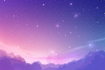 Space background with shining stars, stardust, and nebula. A realistic galaxy with the milky way and planets.