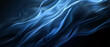 © Kakabe - Abstract blue smoke waves on a dark background, creating a flowing and mystical atmosphere, perfect for artistic or creative design projects.