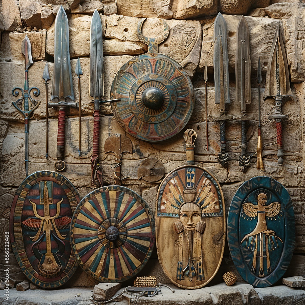 Explore the historical depiction of Ancient Egyptian weaponry during ...