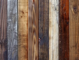 Sticker - hyper reaistic photo of wood finishes