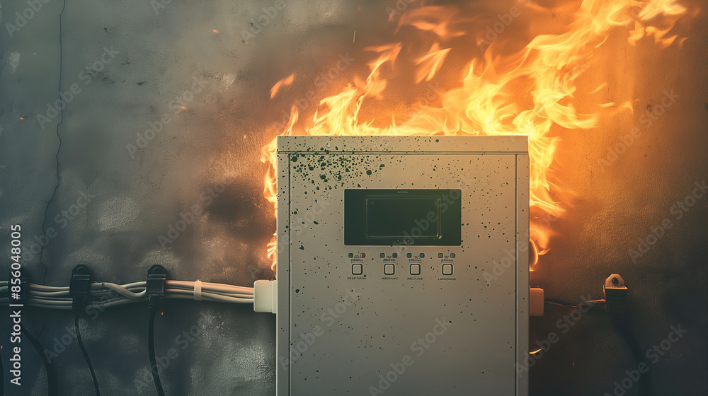 Solar Inverter Fire: Overheating And High Voltage Short Circuit Causing ...