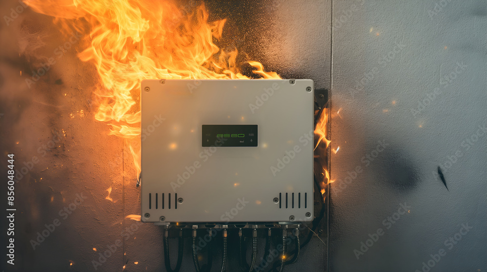 Solar Inverter Fire: Overheating And High Voltage Short Circuit Causing ...